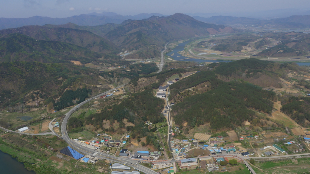 하늘에서 본 국악체험촌 이미지