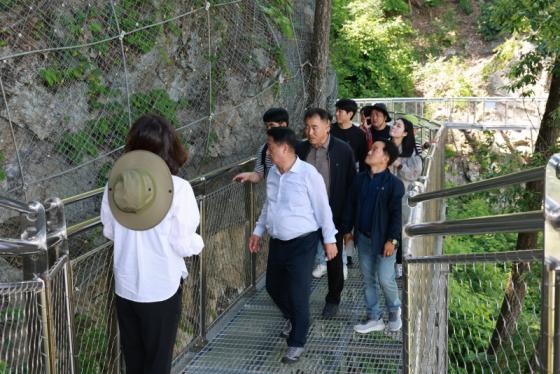 영동군, 산악관광개발 분야 우수사례 벤치마킹 이미지