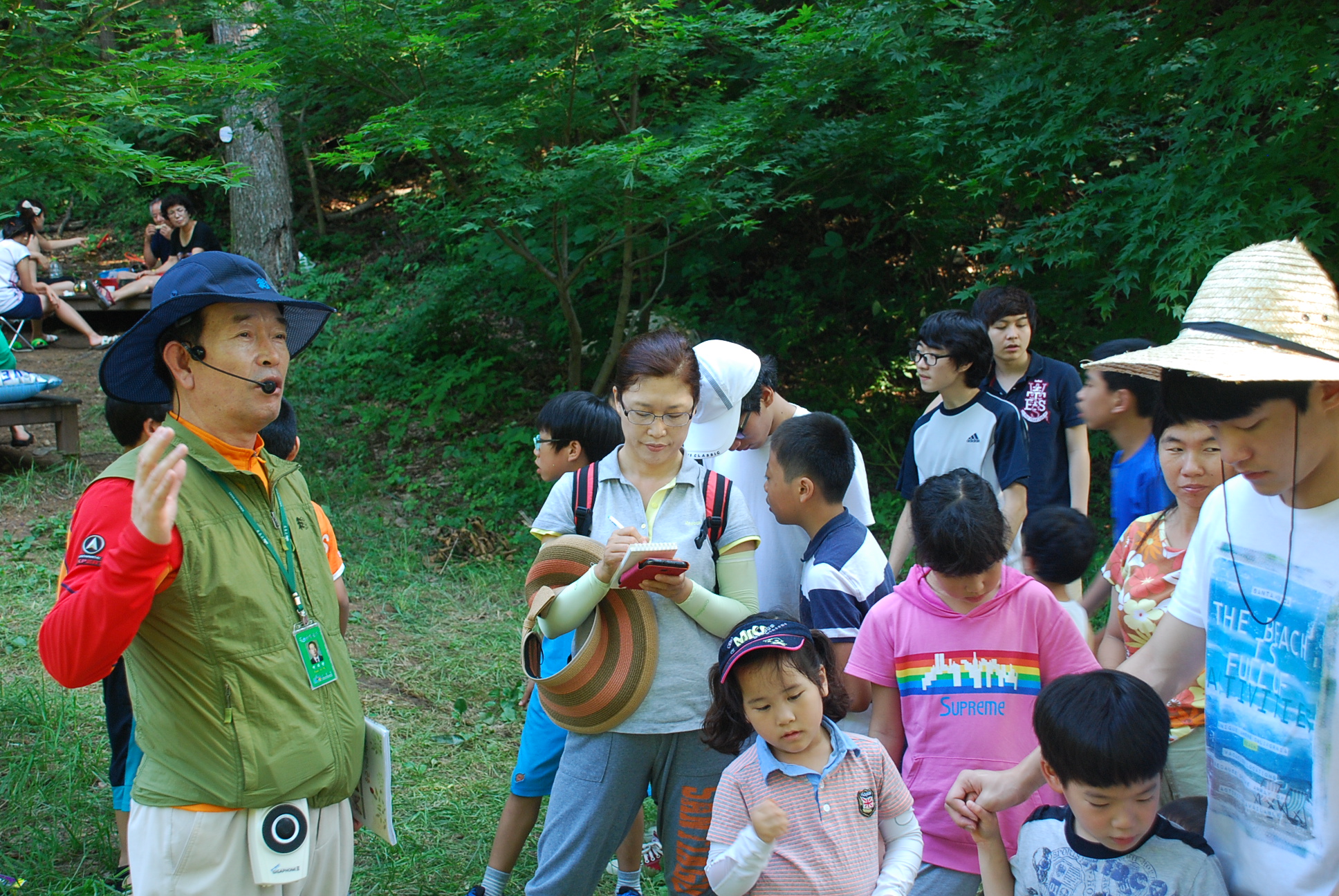 인천시 늘푸른 교실 학생들 숲 해설.. 이미지